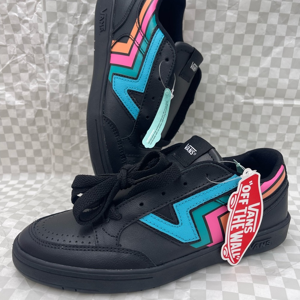 Vans Men’s Lowland Cc (Fader) Black/Multi Sneakers 
VN0A4TZY9OL - Picture 15 of 16